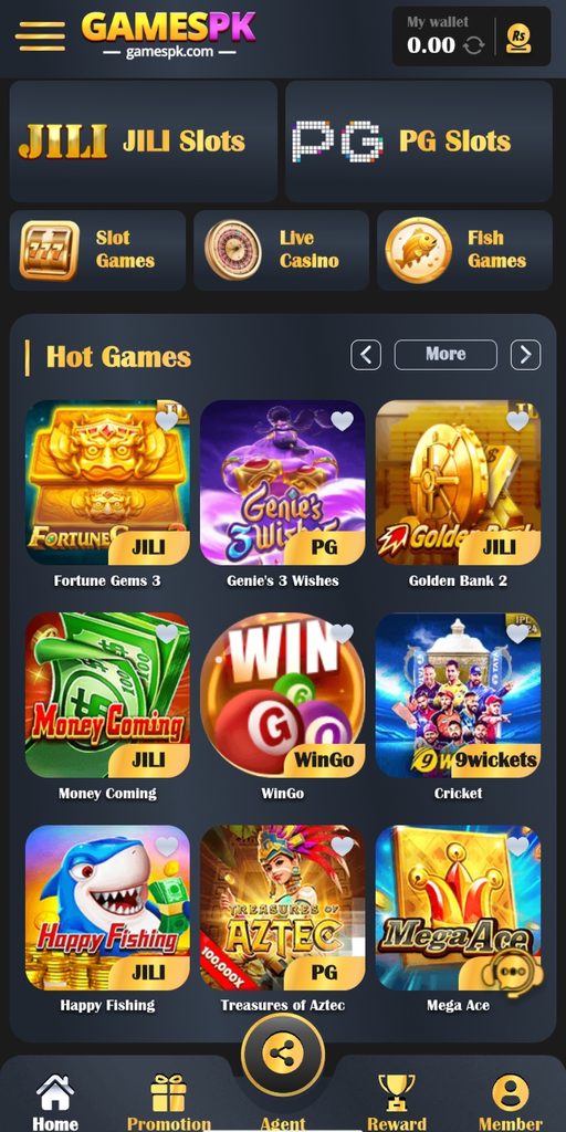 Variety of Gaming Options